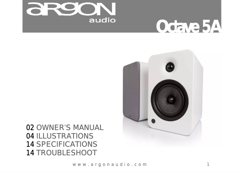 Página nº 1 - Manual de usuario Argon Octave 5A