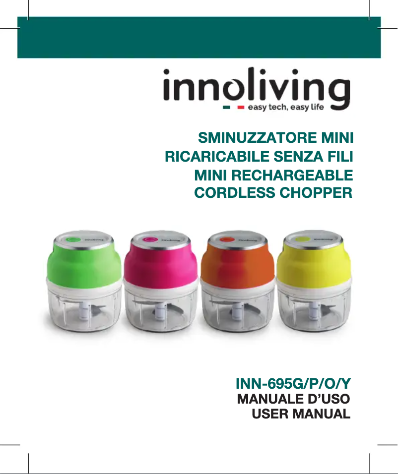 Imagen de la primera página del manual del dispositivo INN-695