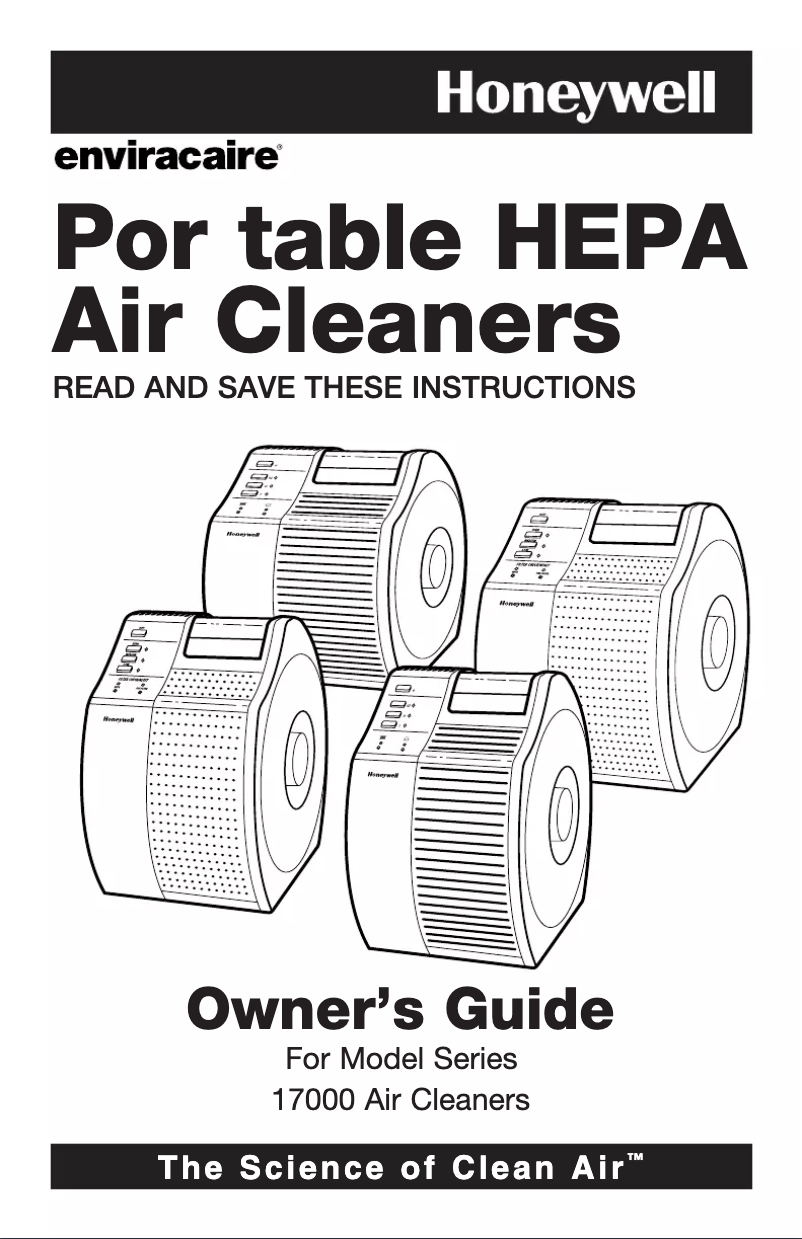 Página 1 del manual Manual de usuario Honeywell QuietCare 17000