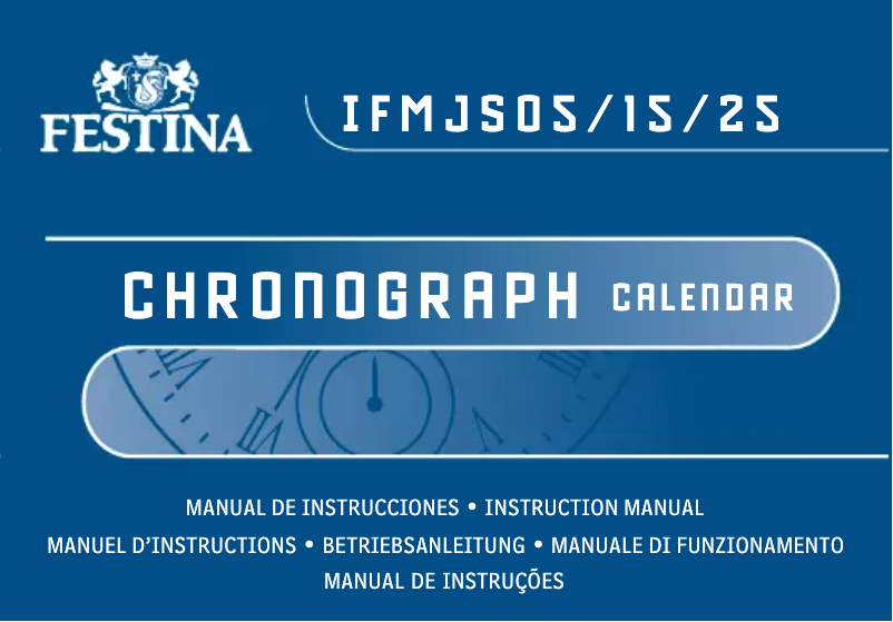 Imagen de la primera página del manual del dispositivo Chronograph F16759