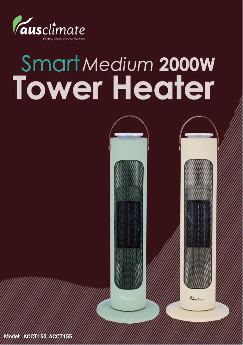 Página nº 1 - Manual de usuario Ausclimate ACCT150