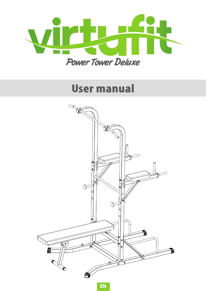 Imagen de la primera página del manual del dispositivo Power Tower Deluxe