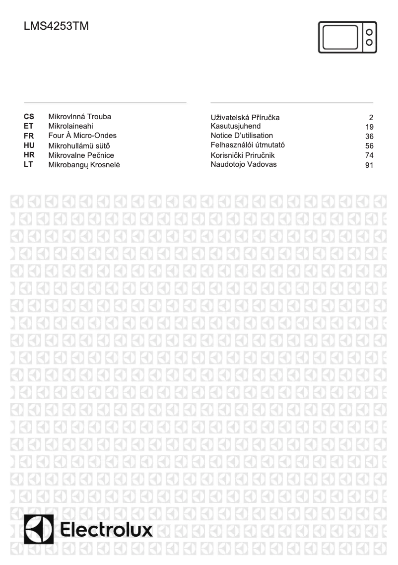 Imagen de la primera página del manual del dispositivo LMS4253TMH