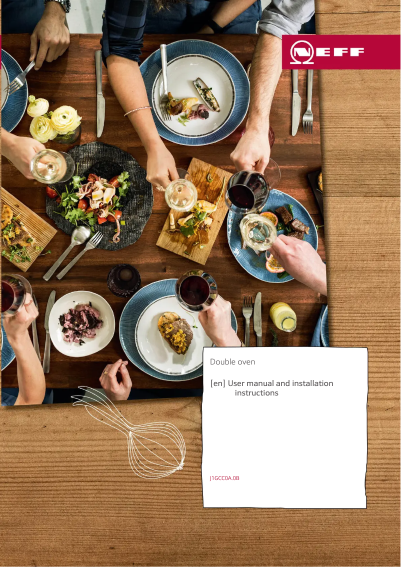 Imagen de la primera página del manual del dispositivo J1GCC0AN0B