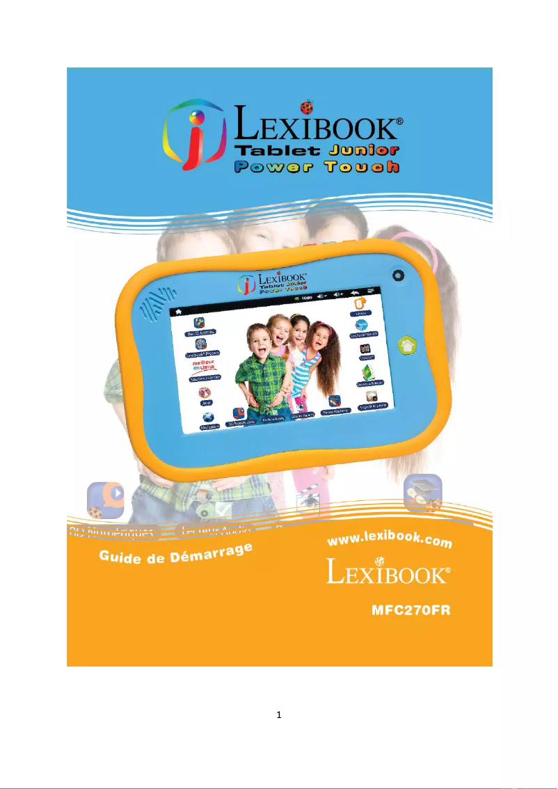 Página 1 del manual Manual de usuario Lexibook MFC270FR