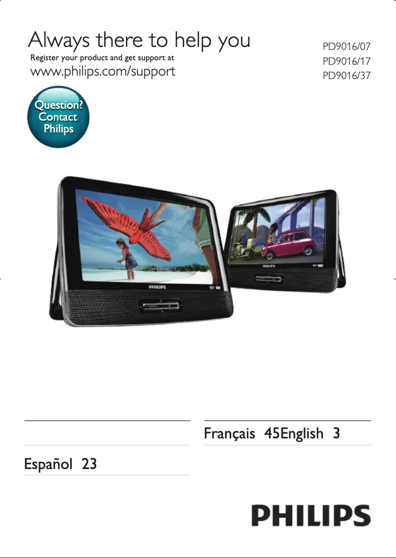 Imagen de la primera página del manual del dispositivo PD9016