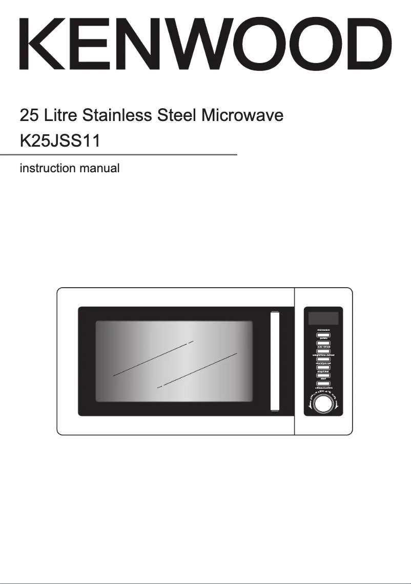 Página 1 del manual Manual de usuario Kenwood K25JSS11