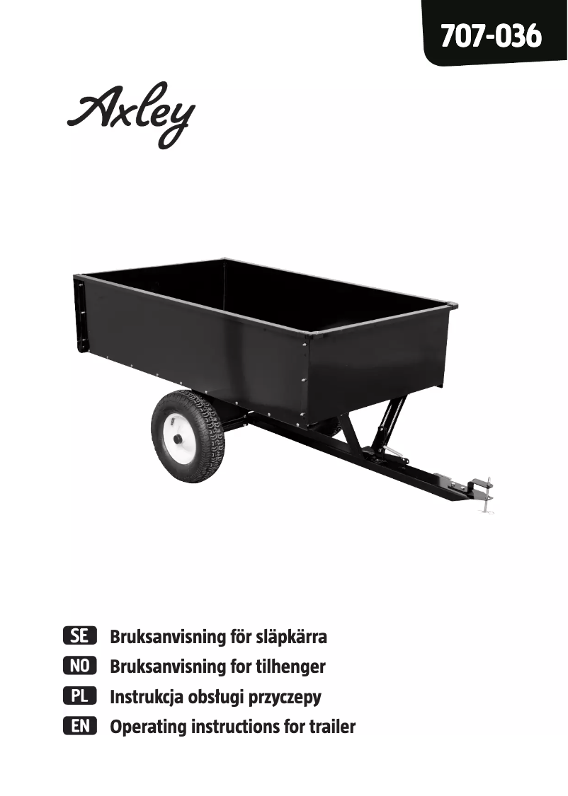 Página 1 del manual Manual de usuario Axley 707-036