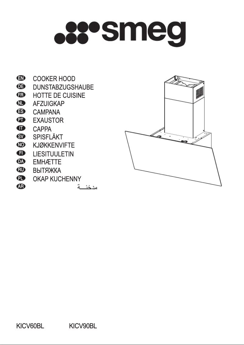 Página 1 del manual Folleto Smeg KICV90BL