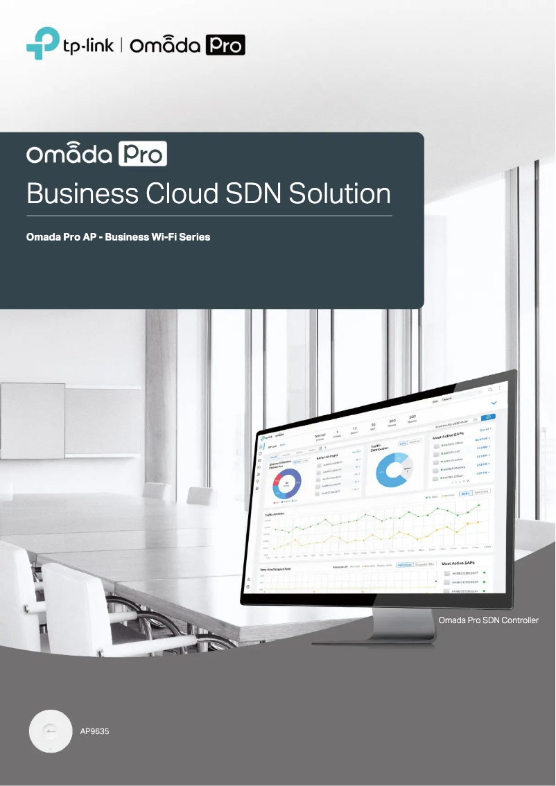 Imagen de la primera página del manual del dispositivo Omada Pro AP9635