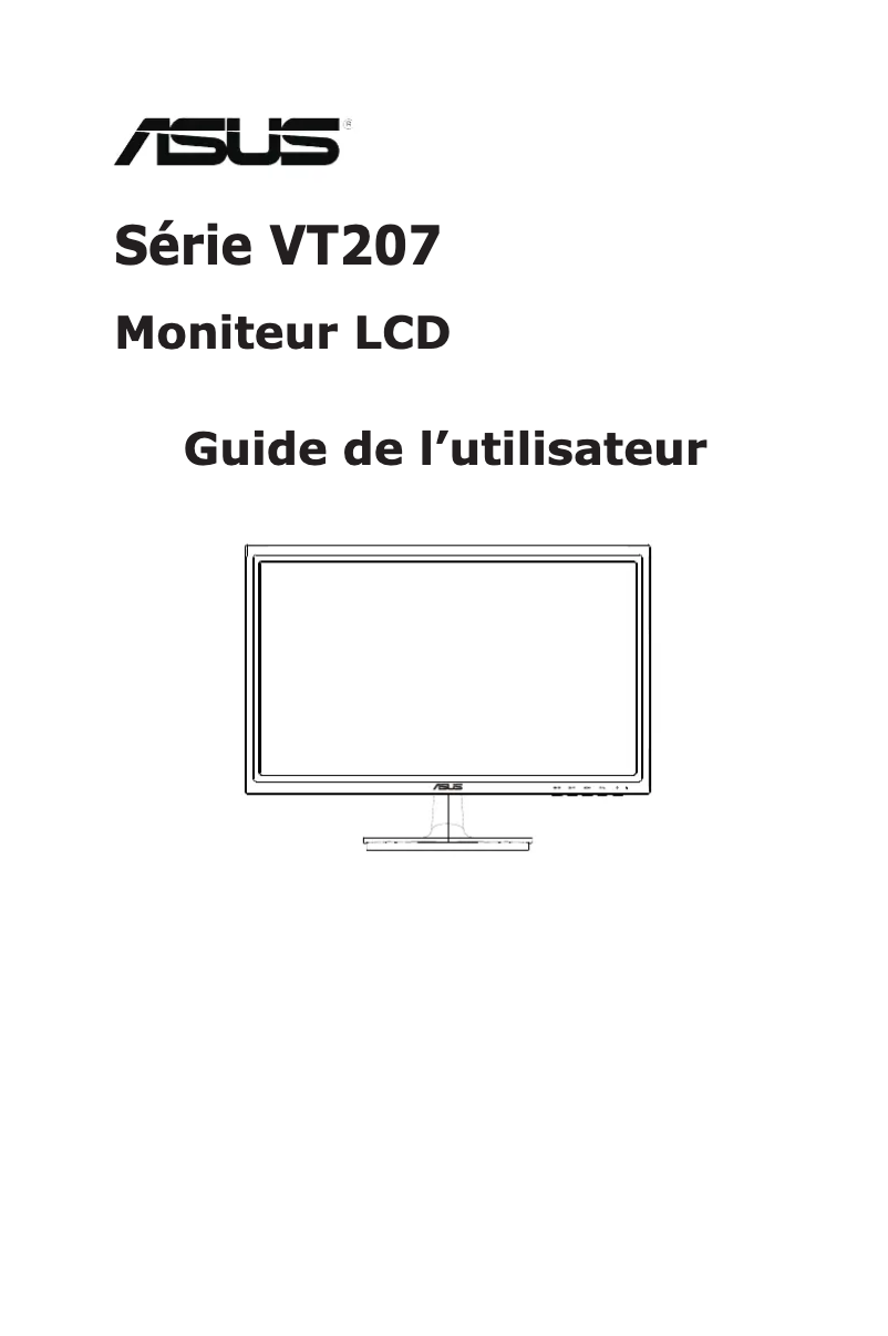 Imagen de la primera página del manual del dispositivo VT207N
