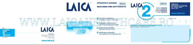 Imagen de la primera página del manual del dispositivo VT3114