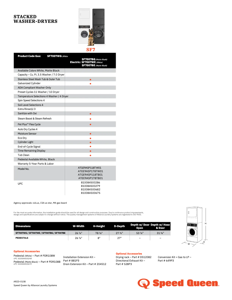 Imagen de la primera página del manual del dispositivo SF7007BG