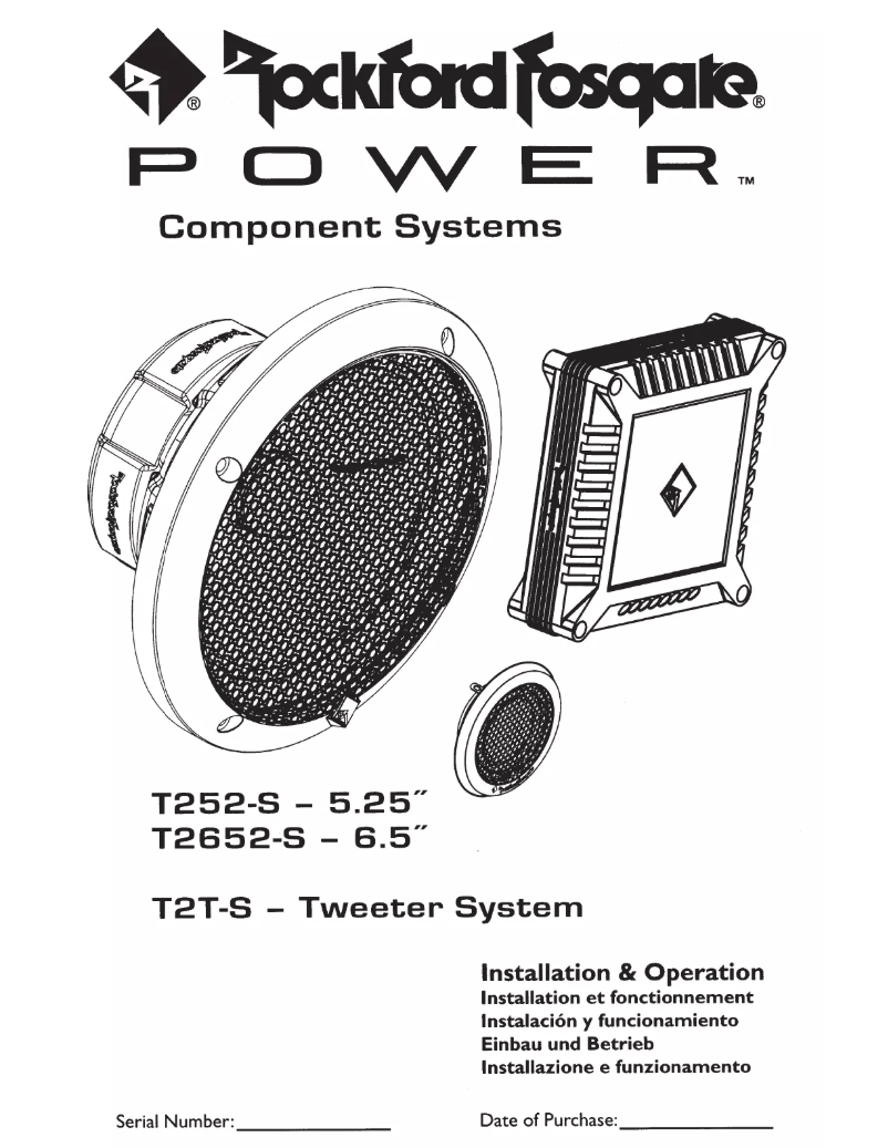 Imagen de la primera página del manual del dispositivo Power T2652-S