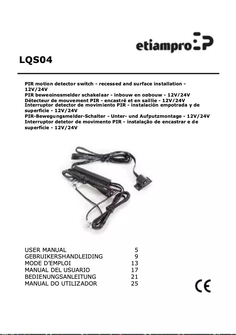 Imagen de la primera página del manual del dispositivo LQS04