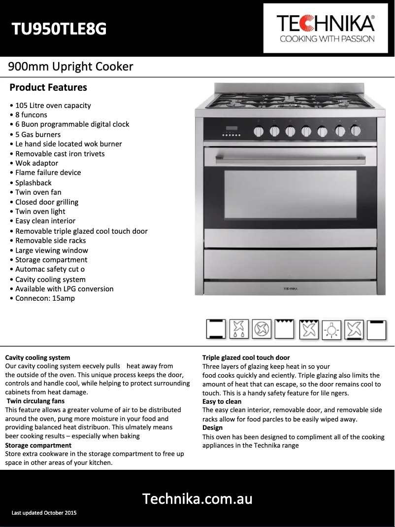 Página 1 del manual Manual de usuario Technika TU950TLE8G