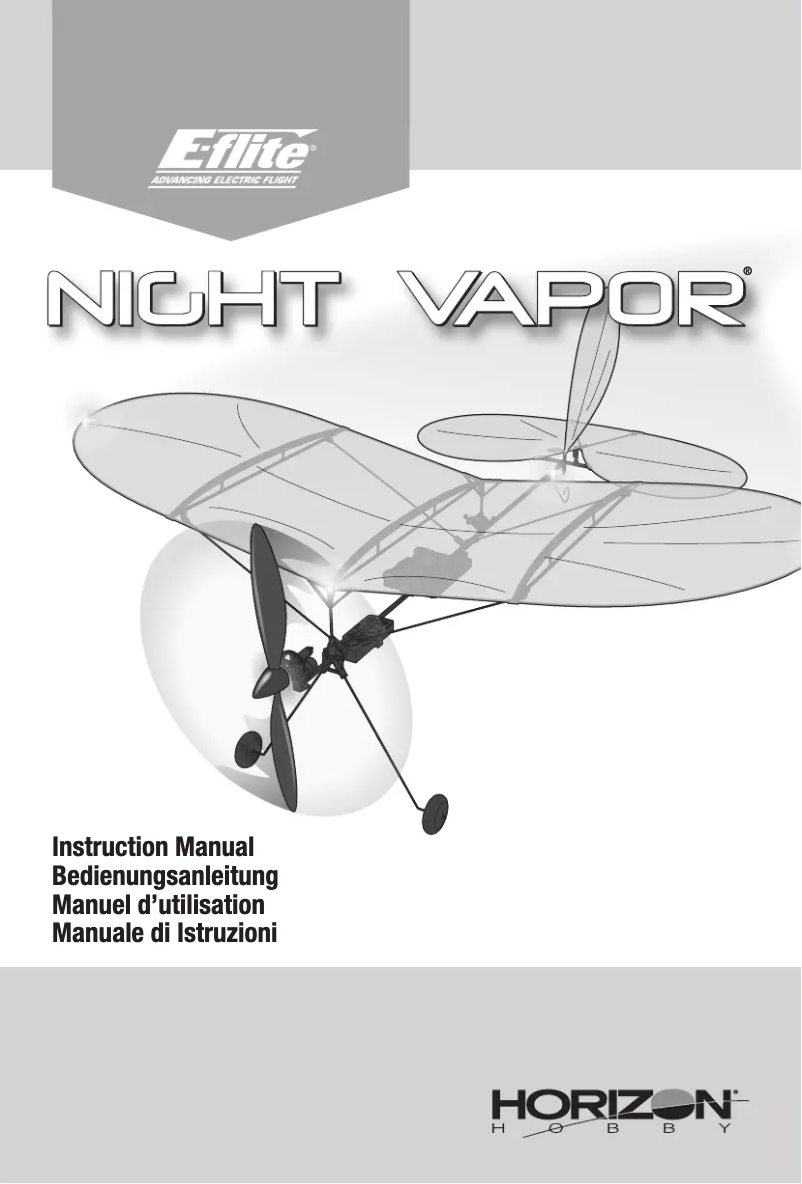 Página nº 1 - Manual de usuario E-flite UMX Night Vapor