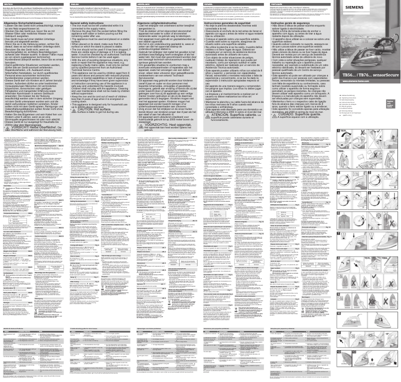 Imagen de la primera página del manual del dispositivo TB56300