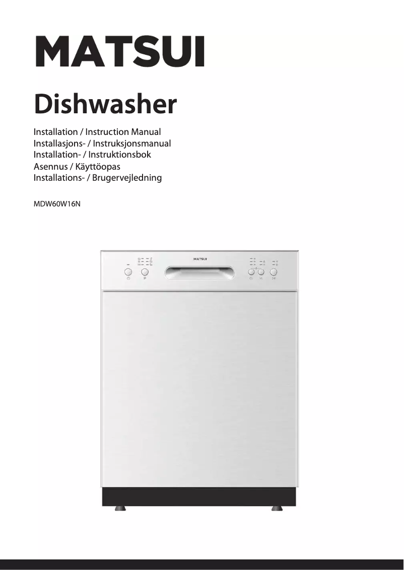 Página nº 1 - Manual de usuario Matsui MDW60W16N