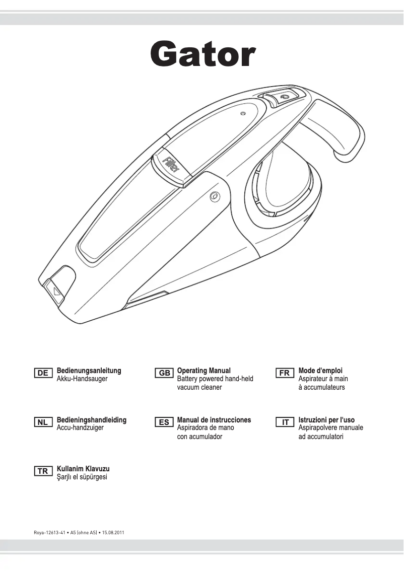Página nº 1 - Manual de usuario Dirt Devil M 135 Gator