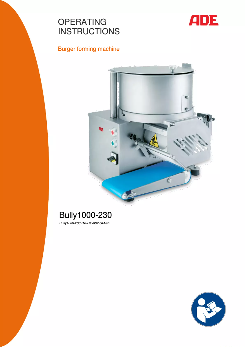 Imagen de la primera página del manual del dispositivo Bully1000-230