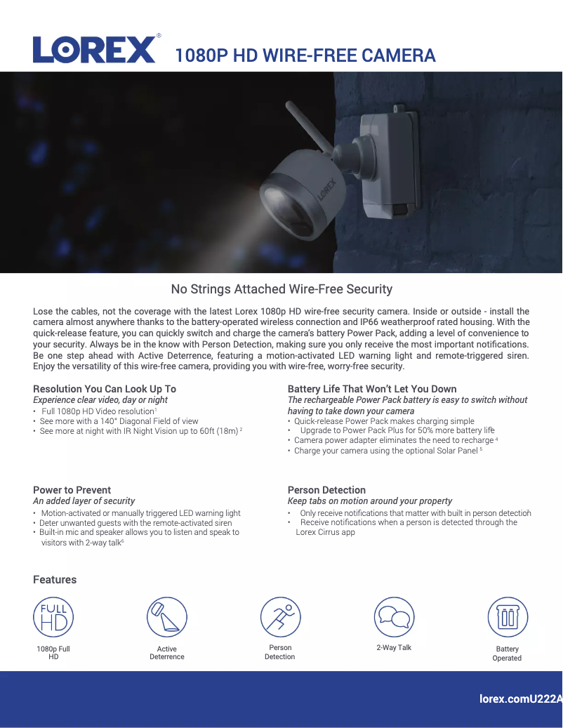 Imagen de la primera página del manual del dispositivo U222AA