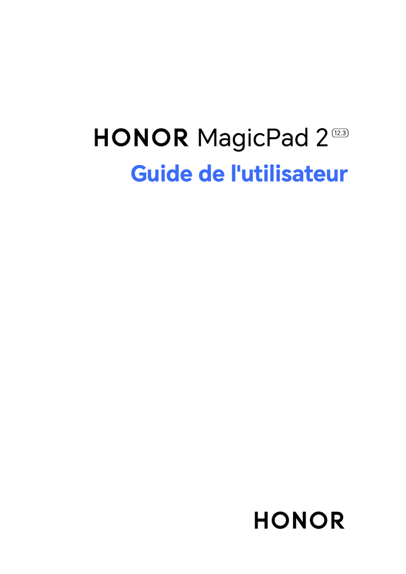 Imagen de la primera página del manual del dispositivo MagicPad 2