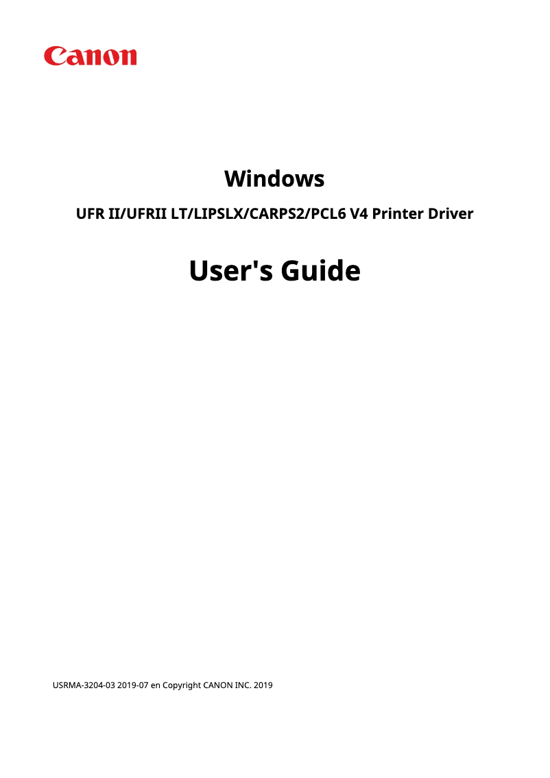 Imagen de la primera página del manual del dispositivo imageCLASS LBP312x