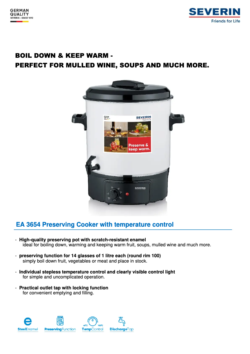 Imagen de la primera página del manual del dispositivo EA 3654