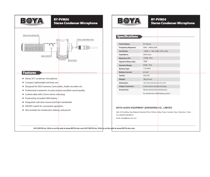 Imagen de la primera página del manual del dispositivo BY-PVM50
