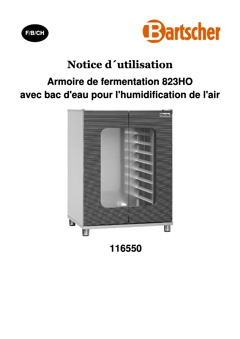 Imagen de la primera página del manual del dispositivo 116550