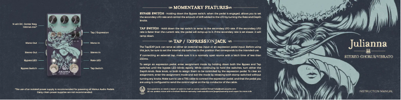 Imagen de la primera página del manual del dispositivo Julianna