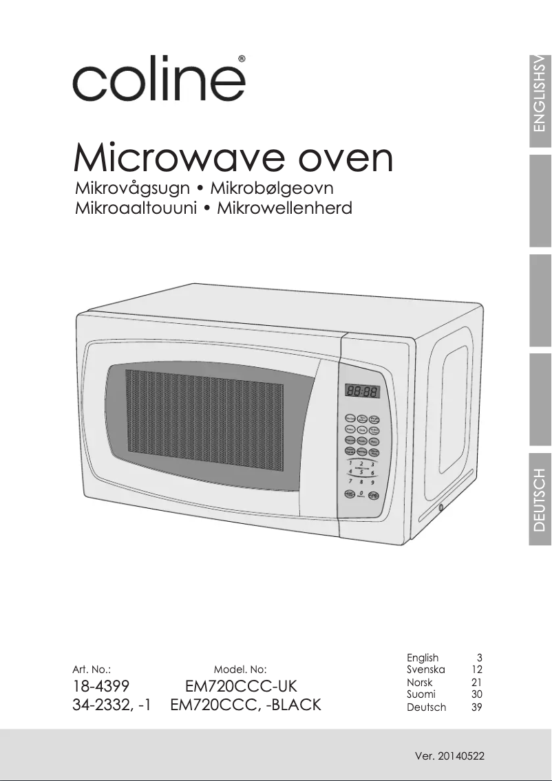 Página nº 1 - Manual de usuario Coline EM720CCC