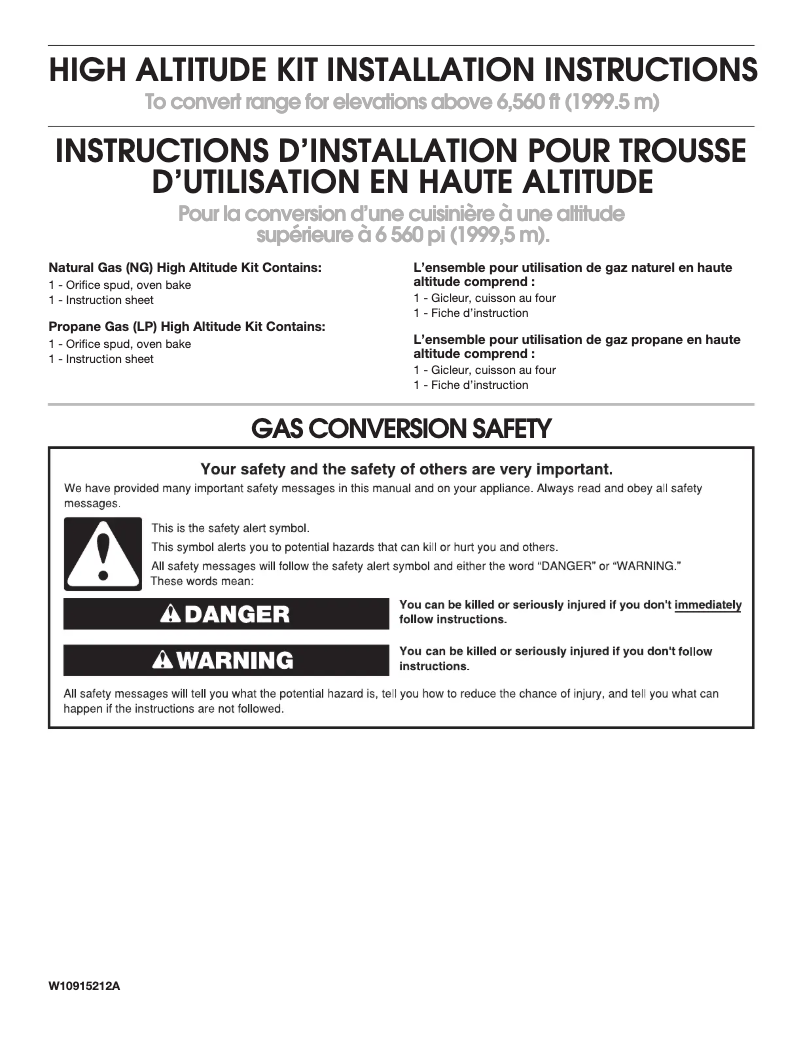 Imagen de la primera página del manual del dispositivo W10915234