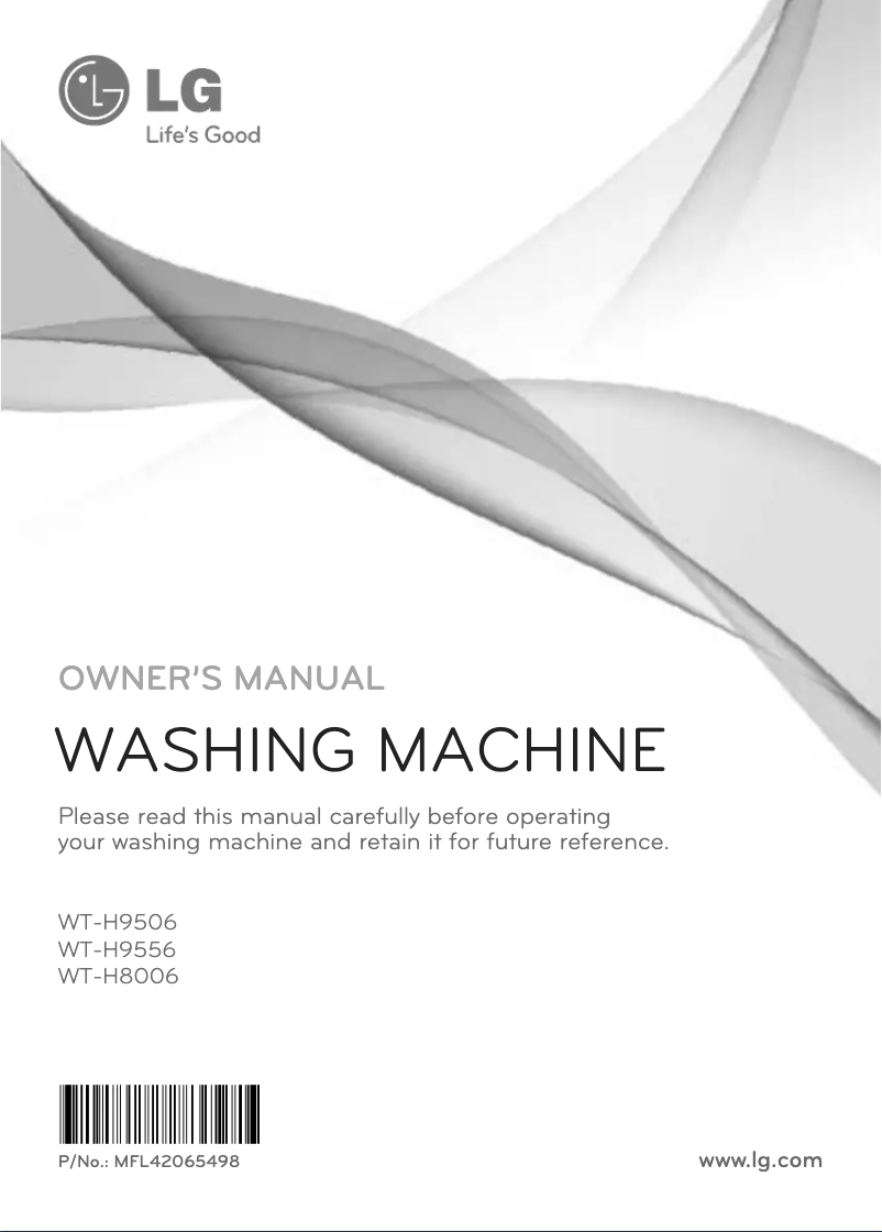 Página nº 1 - Manual de usuario LG WT-H9506