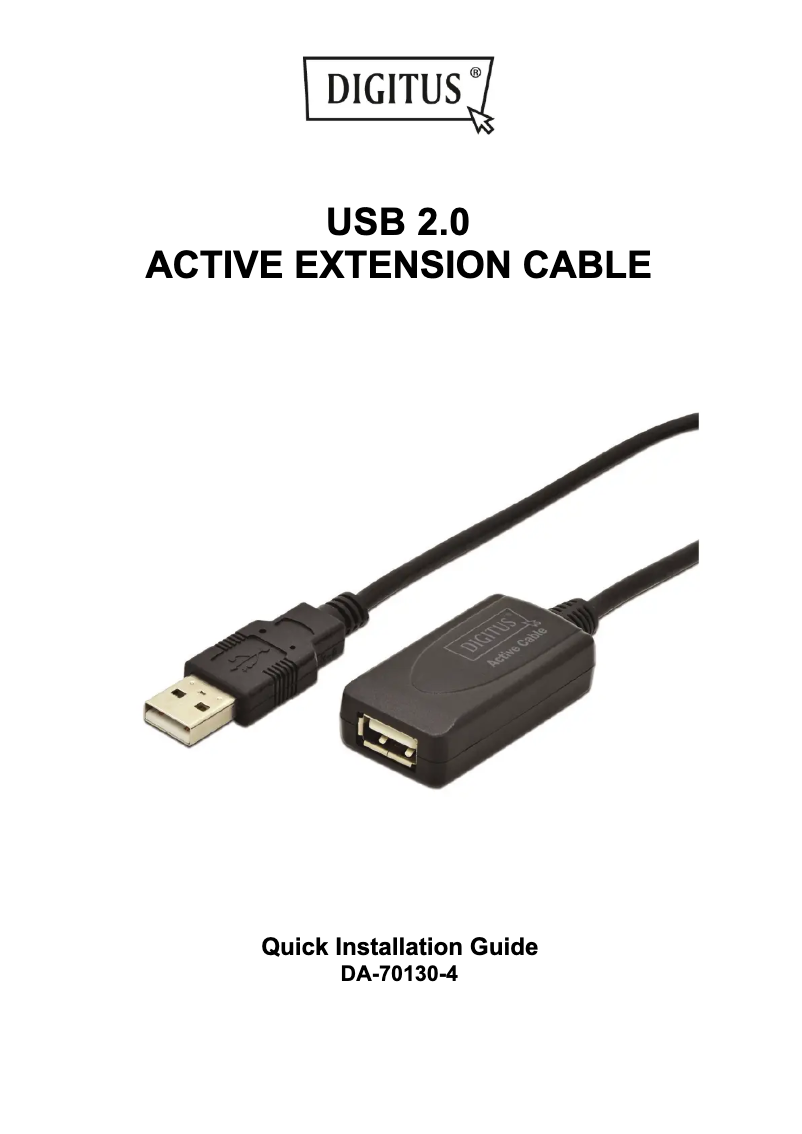 Página 1 del manual Manual de usuario Digitus DA-70130-4