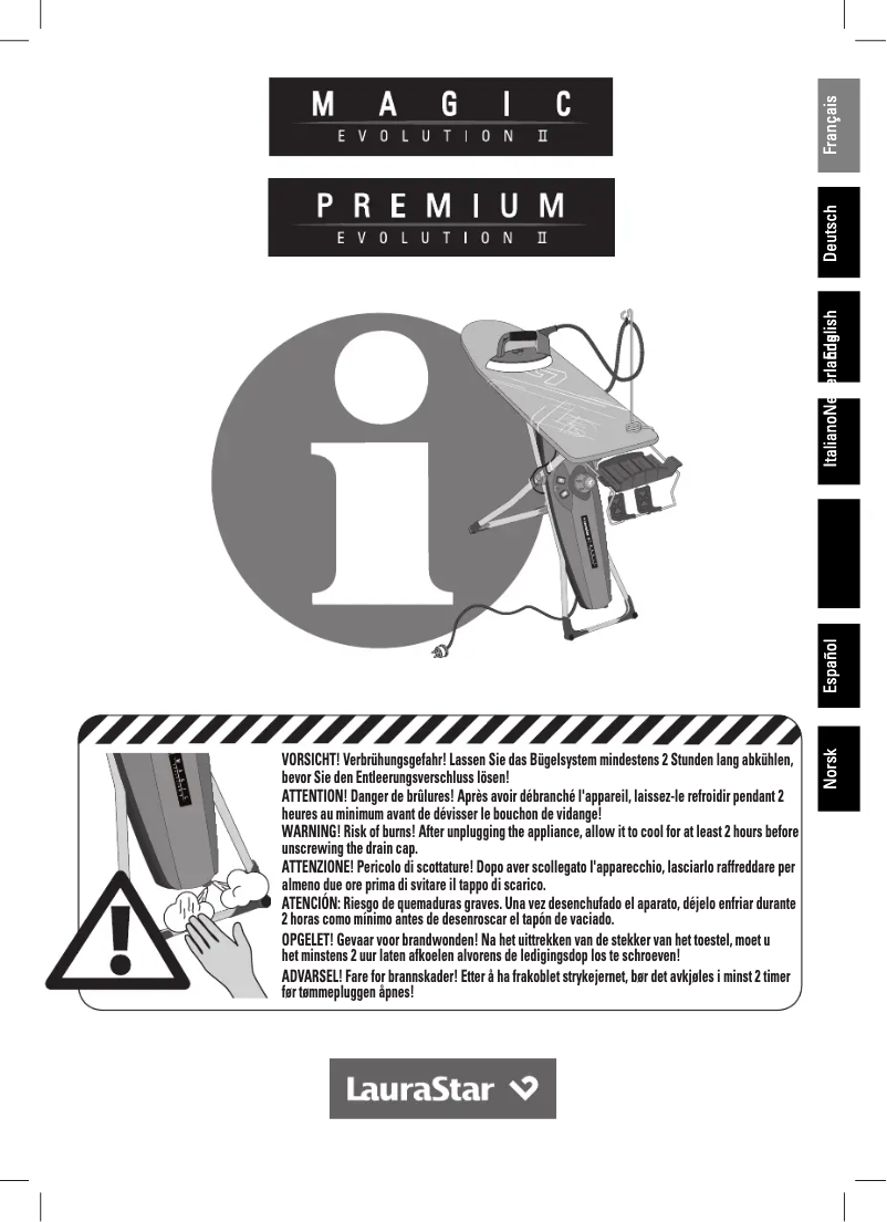 Página nº 1 - Manual de usuario Laurastar Evolution II Magic