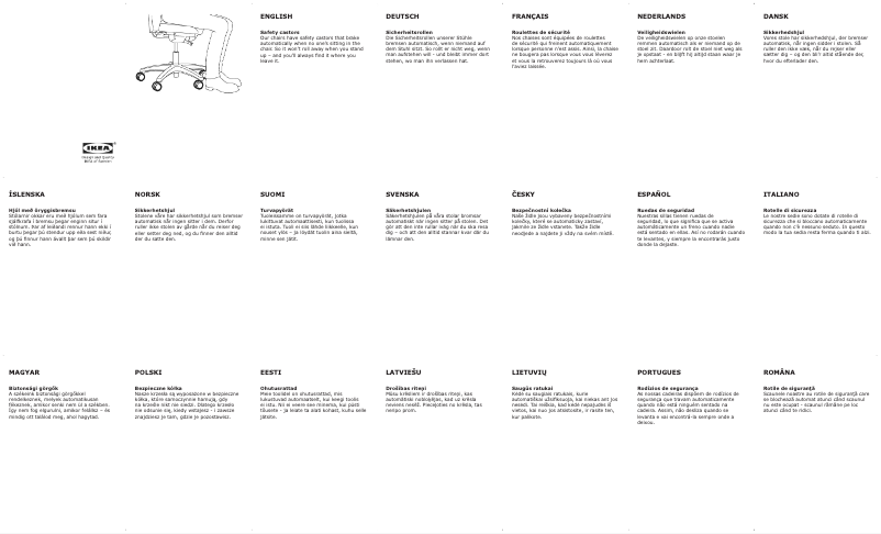 Imagen de la primera página del manual del dispositivo ELDBERGET