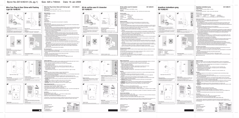Imagen de la primera página del manual del dispositivo SX40I