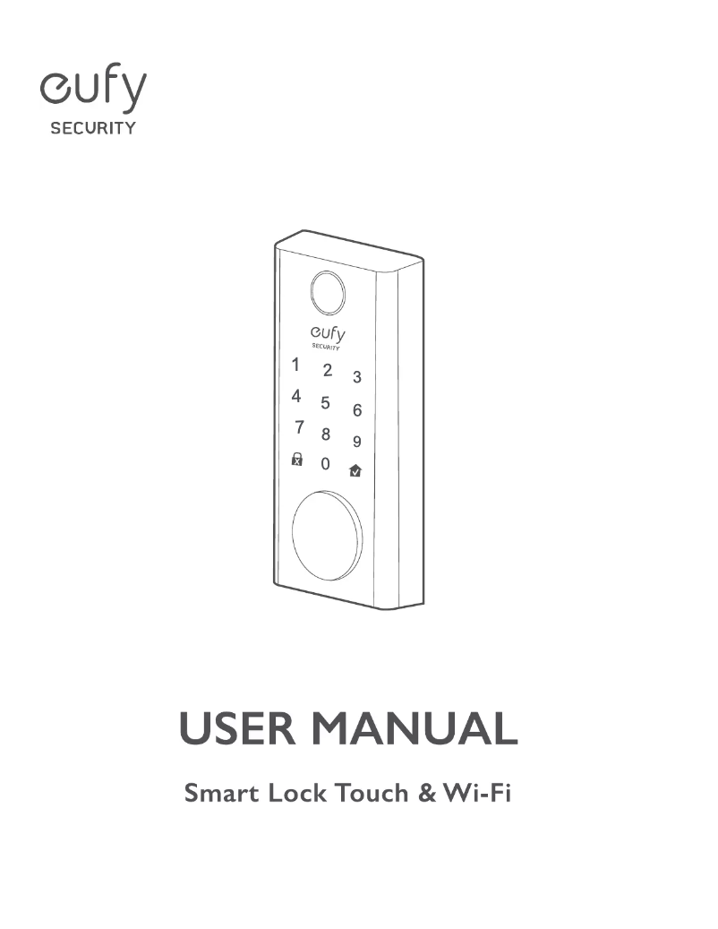 Imagen de la primera página del manual del dispositivo Smart Lock Touch & Wi-Fi