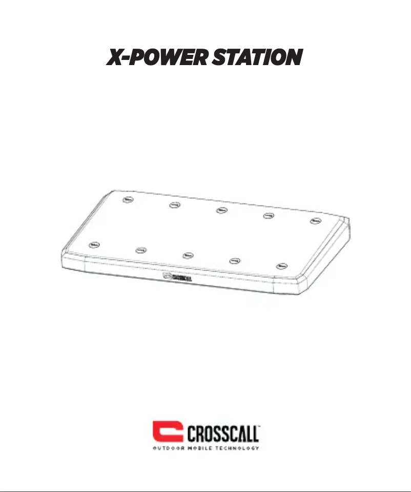 Página 1 del manual Manual de usuario Crosscall X-POWER STATION