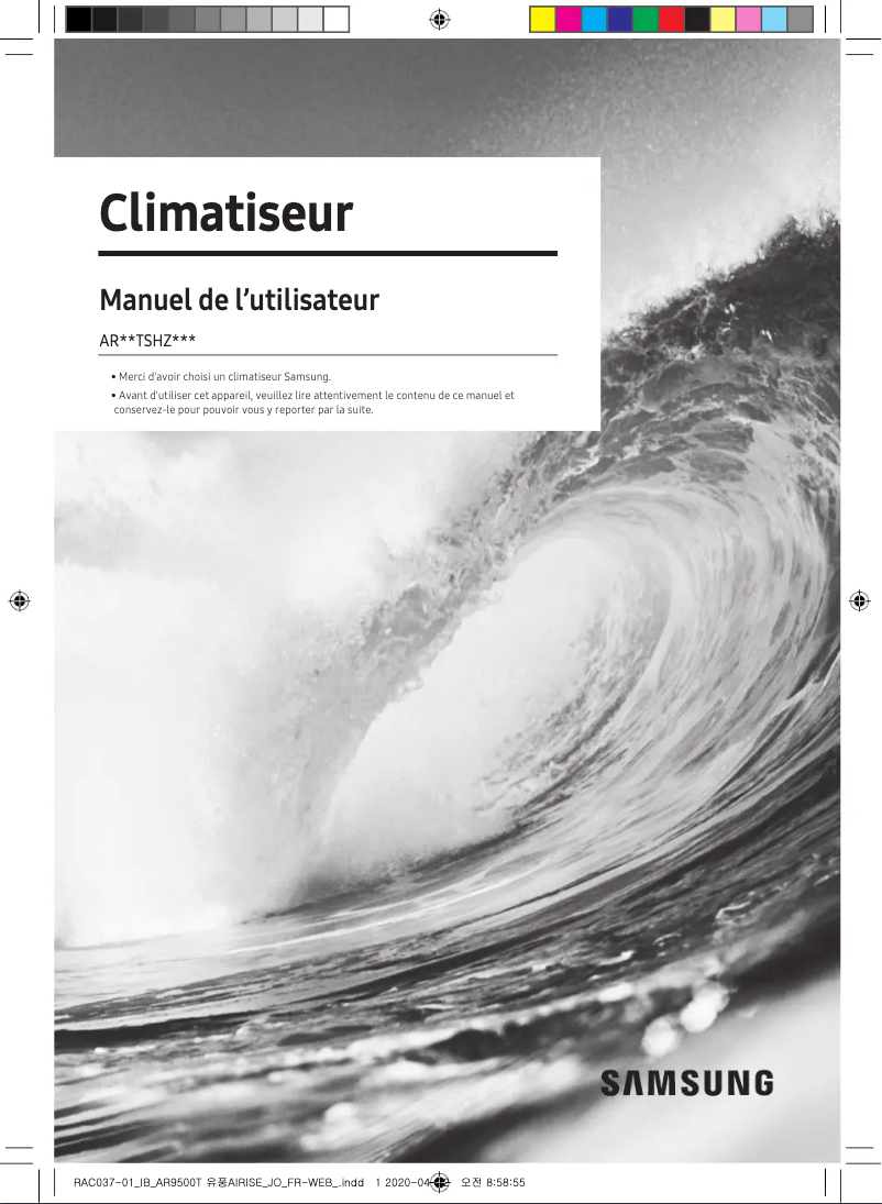 Imagen de la primera página del manual del dispositivo AR18TSFCDWKNRC