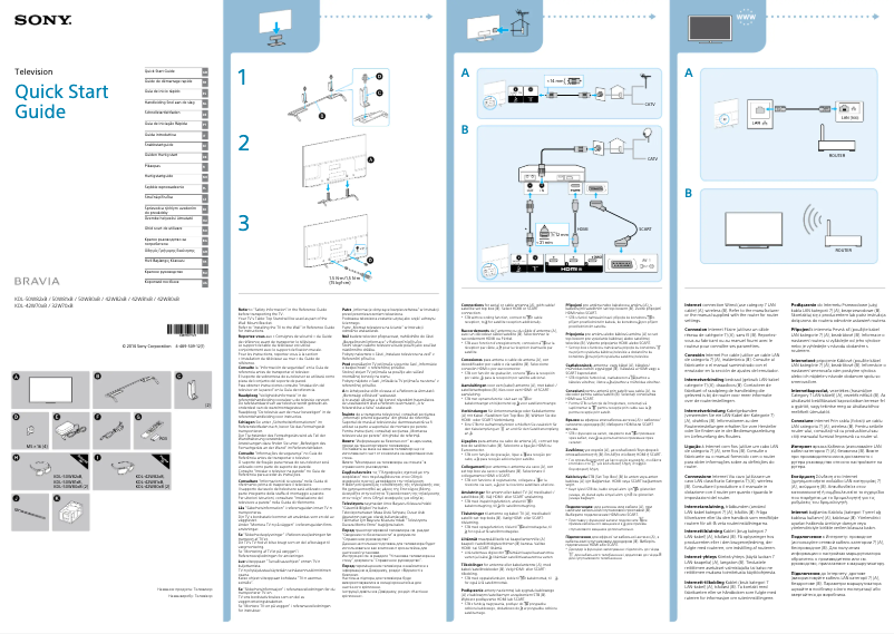 Página 1 del manual Manual de usuario Sony Bravia KDL-42W8129B