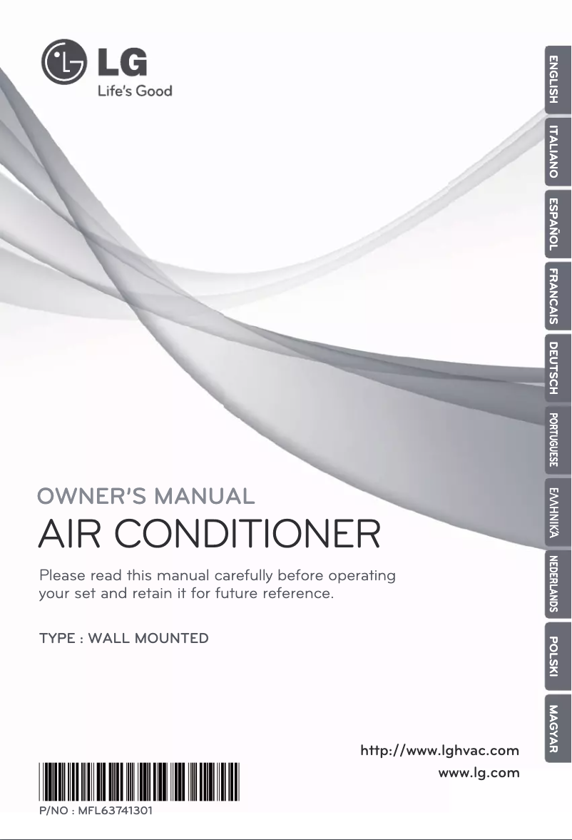 Página nº 1 - Manual de usuario LG CS18AQ