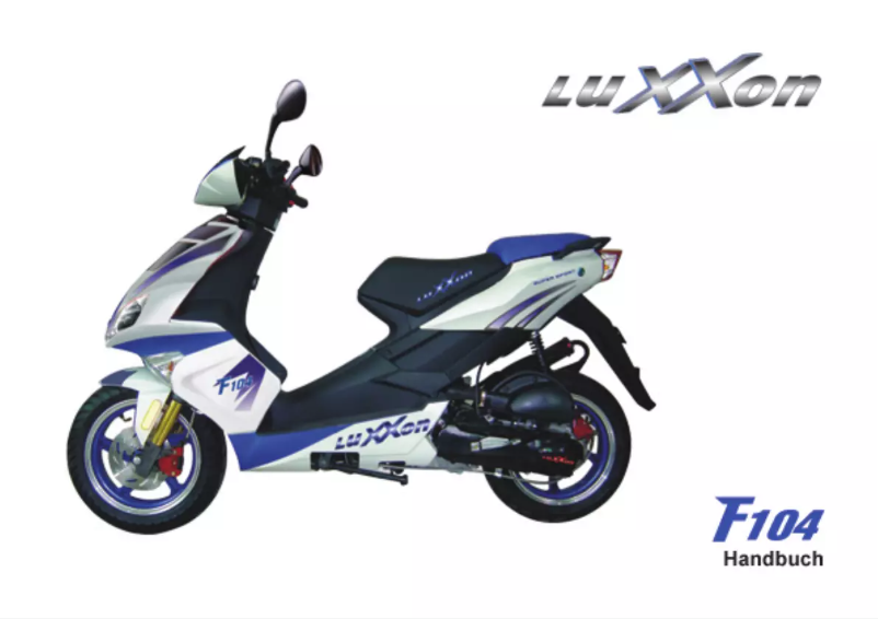 Imagen de la primera página del manual del dispositivo F104