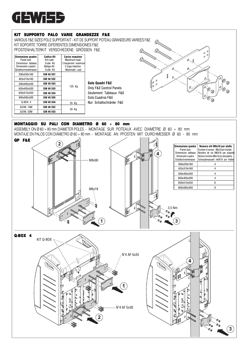 Imagen de la primera página del manual del dispositivo GW46555