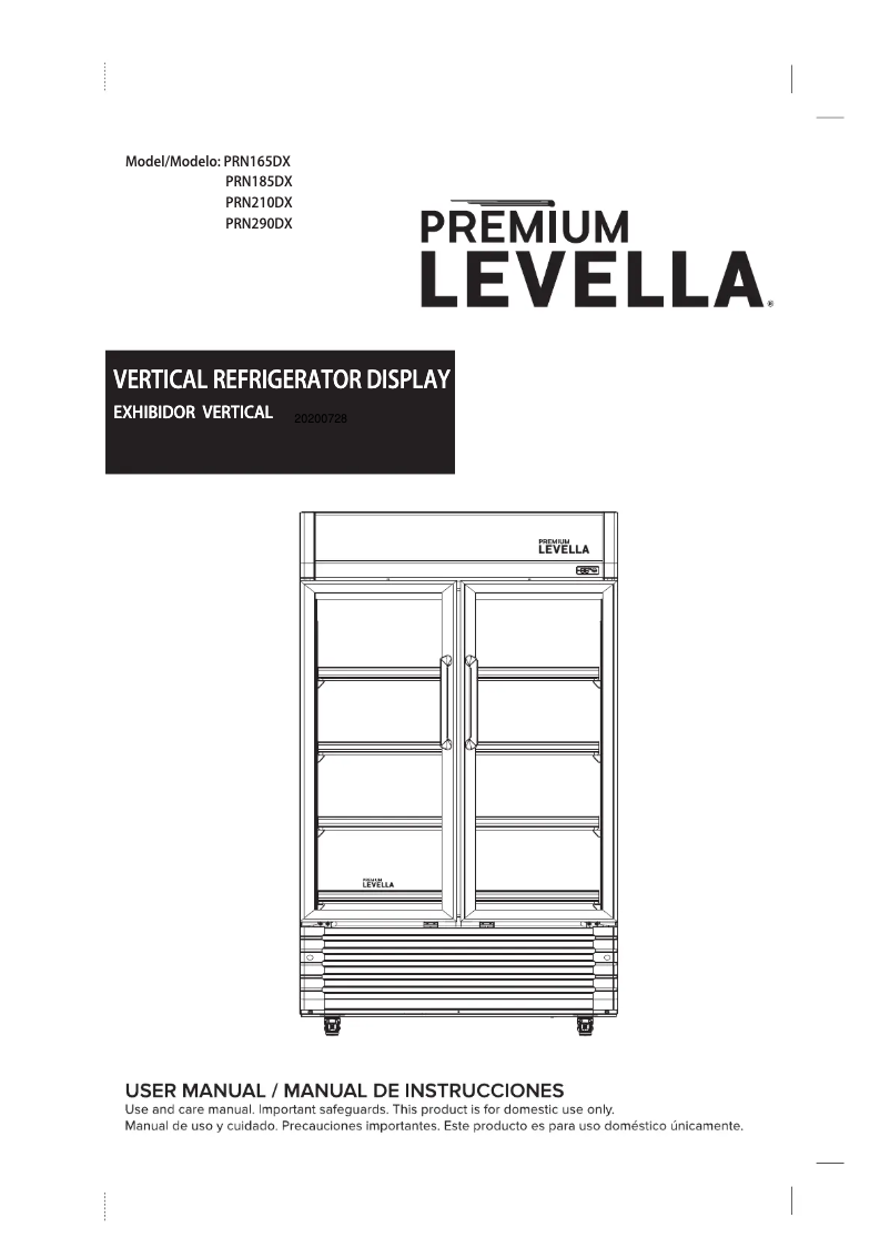 Página 1 del manual Guía de instalación Premium Levella PRN290DX