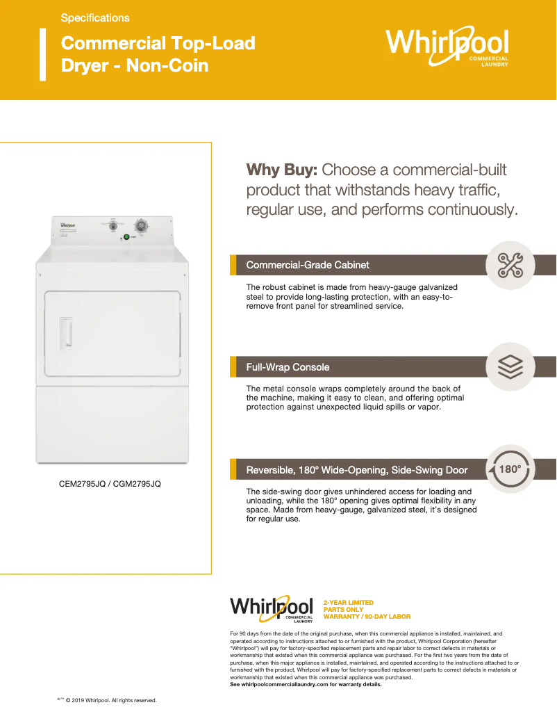 Imagen de la primera página del manual del dispositivo CGM2795JQ