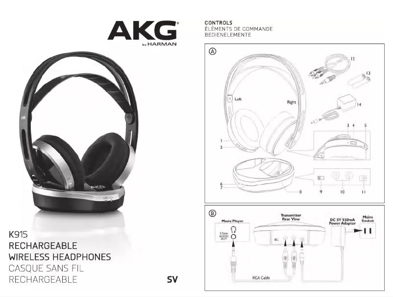 Página 1 del manual Manual de usuario AKG K915