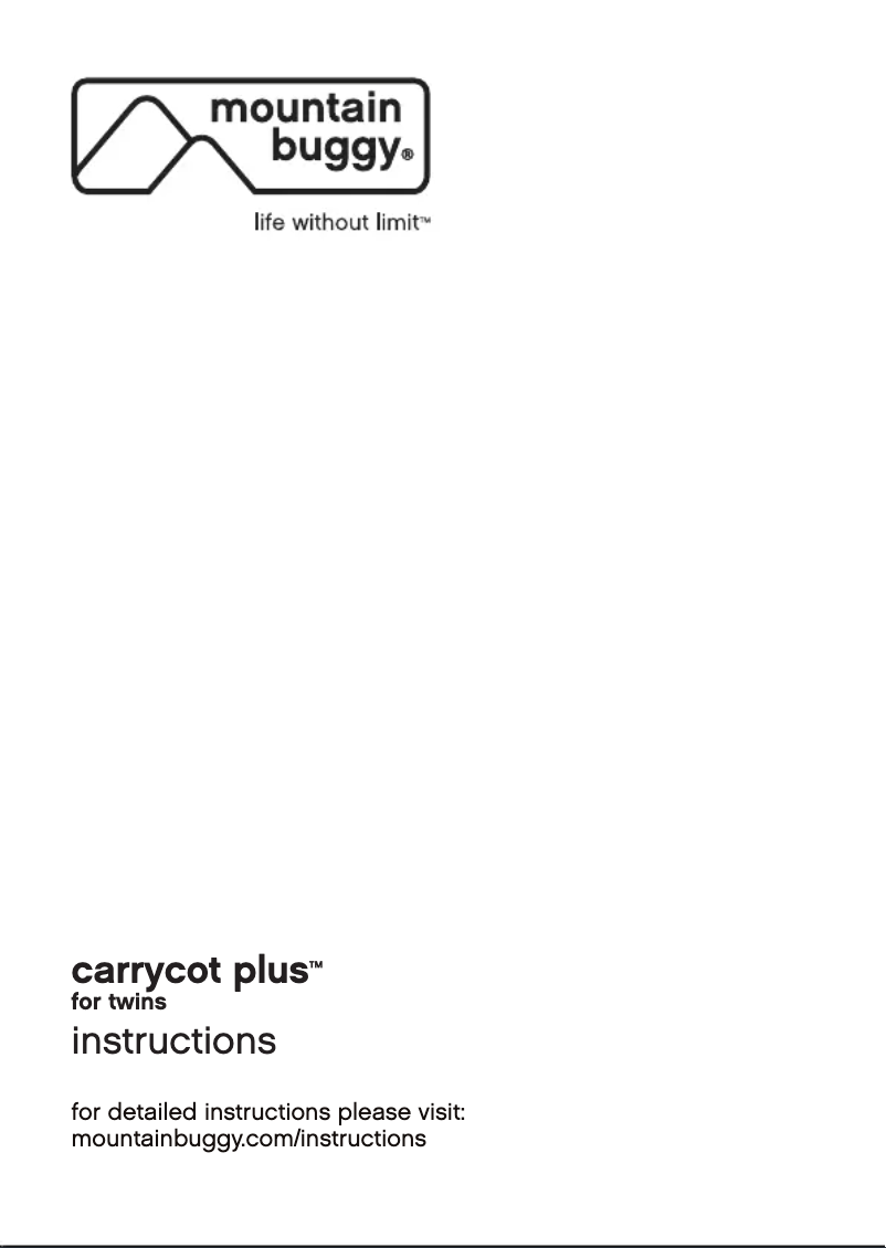 Página 1 del manual Manual de usuario Mountain Buggy Carrycot Plus